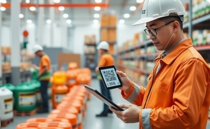 生产企业：扫码入库，上传批次、数量
